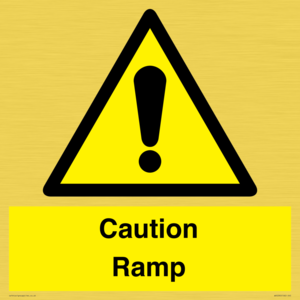 Caution Ramp